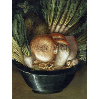 РЕПРОДУКЦИИ НА КАРТИНИ Градинарят (Портрет със зеленчуци) (1587)